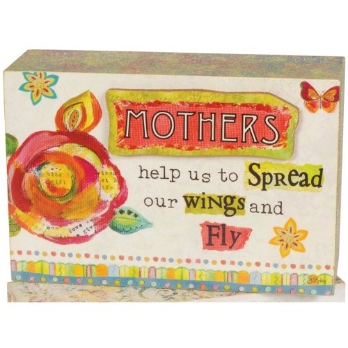 Carson Home Accents Love/Lives Mother Table Block