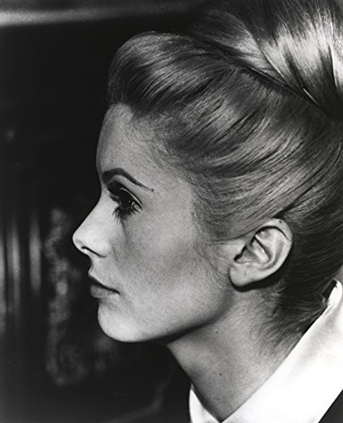 Catherine Deneuve Side View Pose with Bun Hairstyle Photo Print (8 x 10)