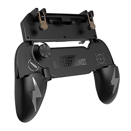 Shooting Games Mobile Controller, Durable Cellphone Triggers Game pad Sensitive Shoot and Aim Keys Joysticks for iPhone Android Smartphone