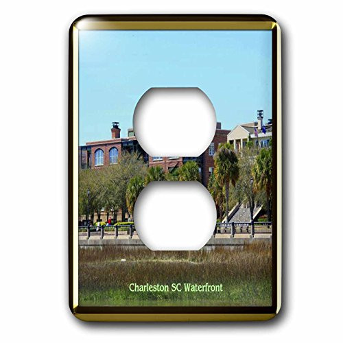 3dRose lsp_55326_6 Charleston SC Waterfront Outlet Cover
