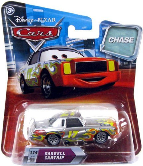 Disney / Pixar CARS Movie 1:55 Die Cast Car with Lenticular Eyes Series 2 Darrell Cartrip Metallic Finish Chase Piece!