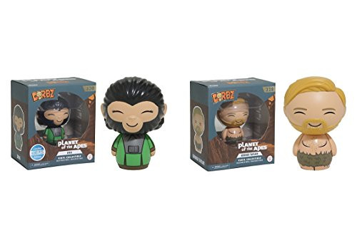 Funko Dorbz set of 2 Planet of the Apes Dorbz, Includes Zira and George Taylor