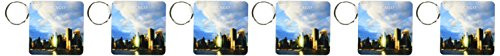 3dRose Chicago City Skyline - Key Chains, 2.25 x 4.5 inches, set of 6 (kc_109458_3)