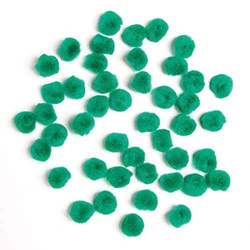 Darice Acrylic Pom Poms - .75 inch - 45/pkg- Kelly Green