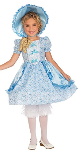 Forum Novelties Girls Lil' Bo Peep Costume, Small, One Color