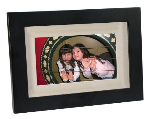 Smartparts SP700B 7-Inch Digital Picture Black Wood Frame
