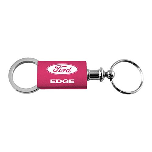 Ford Edge Pink Valet Key Fob Authentic Logo Key Chain Key Ring Keytag Lanyard