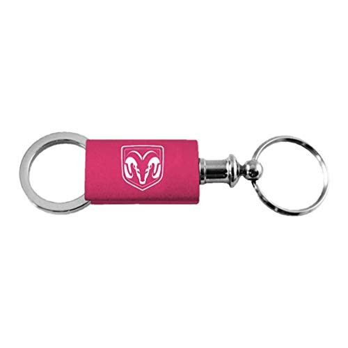 Dodge Ram Pink Valet Key Fob Authentic Logo Key Chain Key Ring Keytag Lanyard