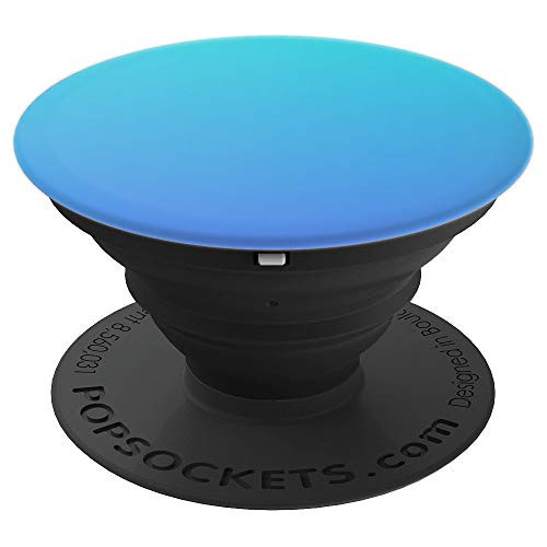 Vintage Blue Fading Gradient Aesthetic Ombre Cute Baby Blue PopSockets Grip and Stand for Phones and Tablets