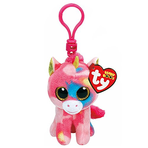 TY Beanie Boos Fantasia the Unicorn Key ring Clip TY Beanie Boos Fantasia the Unicorn Key ring Clip