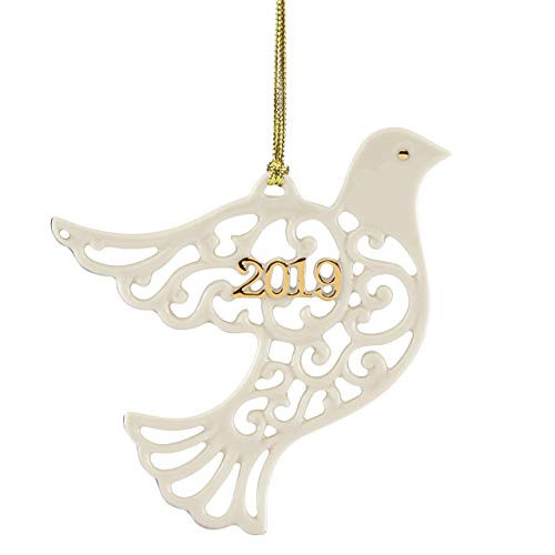 Lenox 884491 2019 A Year to Remember Dove Ornament