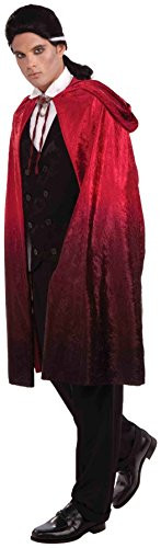 Forum Novelties 45-Inch Red Ombre Cape, Red, One Size