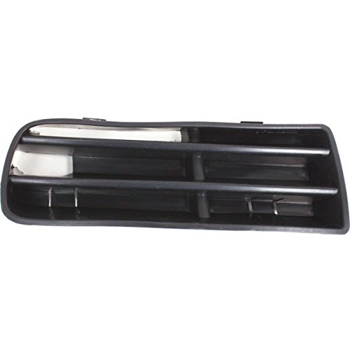 DAT 99-07 VOLKSWAGEN JETTA BLACK FRONT BUMPER COVER GRILLE GRILL INSERT LEFT DRIVER SIDE VW1036102