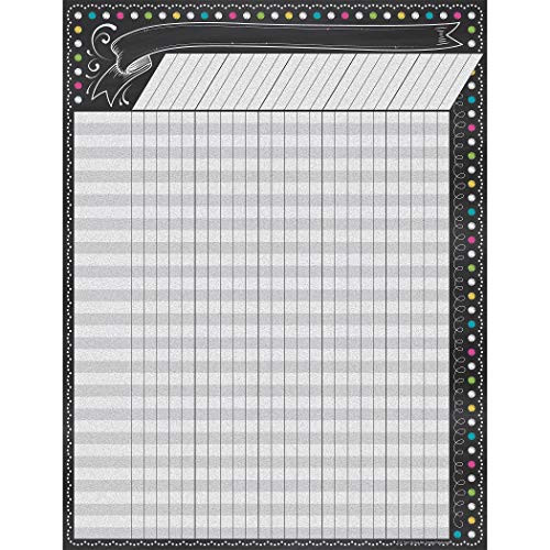 Teacher Created Resources Chalkboard Brights Incentive Chart (7564)