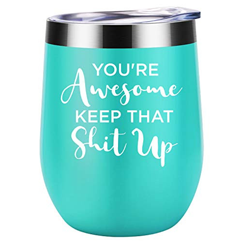 Employee Appreciation Gifts for Women - Funny Thank You Gifts for Coworkers - Unique Friendship, Birthday Wine Gifts for Best Friends, Employee, Colleague, Boss Lady, Her - Coolife Wine Tumbler Cup Employee Appreciation Gifts for Women - Funny Thank You Gifts for Coworkers - Unique Friendship, Birthday Wine Gifts for Best Friends, Employee, Colleague, Boss Lady, Her - Coolife Wine Tumbler Cup