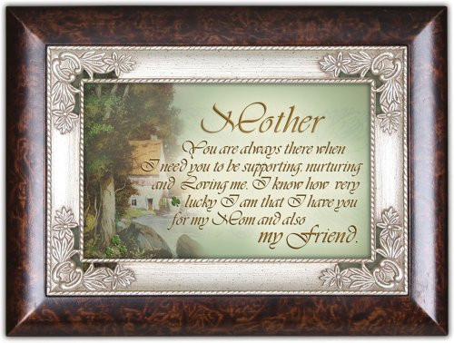 Cottage Garden Mother You are Always There Burlwood Jewelry Music Box Plays Irish Eyes Cottage Garden Mother You are Always There Burlwood Jewelry Music Box Plays Irish Eyes