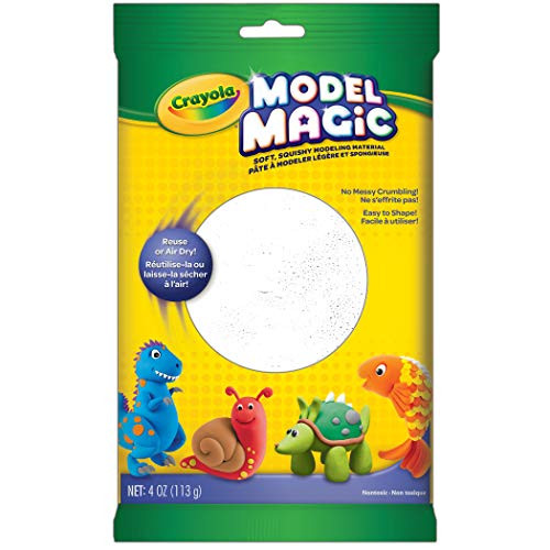 Crayola Model Magic White, Modeling Clay Alternative, 4 oz
