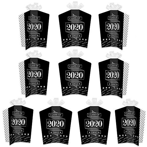 Big Dot of Happiness Graduation Cheers - Table Decorations - 2020 Graduation Party Fold and Flare Centerpieces - 10 Count