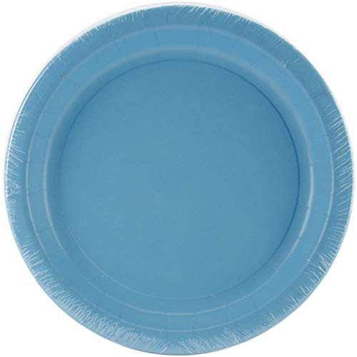 Creative Converting Dinner Plates 9" 24/Pkg-Bermuda Blue