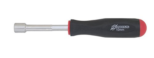 Bondhus 48476 Tagged and Barcoded 10mm Hollow Shaft Nut Driver, 76mm