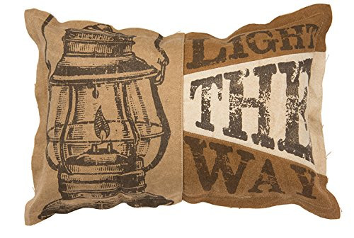 Primitives by Kathy Decorative Light the Way Canvas Throw Pillow, 15 x 10-Inch Primitives by Kathy Decorative Light the Way Canvas Throw Pillow, 15 x 10-Inch
