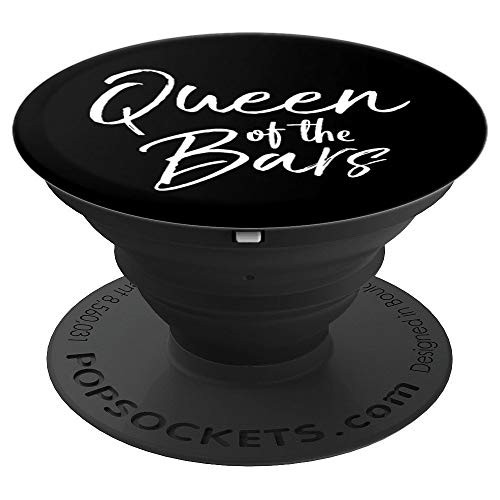 Cute Gymnasts Queen Gift for Gymnasts Queen of the Bars PopSockets Grip and Stand for Phones and Tablets
