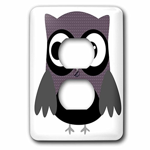 3dRose LLC lsp_61004_6 Cute Purple Pattern Owl 2 Plug Outlet Cover 3dRose LLC lsp_61004_6 Cute Purple Pattern Owl 2 Plug Outlet Cover