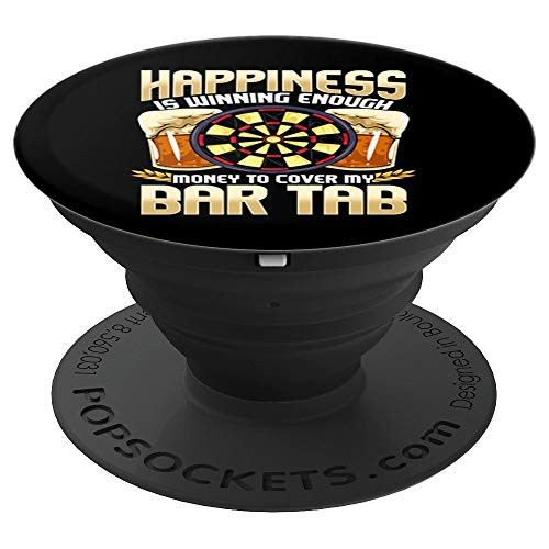 Darts Dart League Team Bar Tab Funny Humor Sayings Quotes PopSockets Grip and Stand for Phones and Tablets