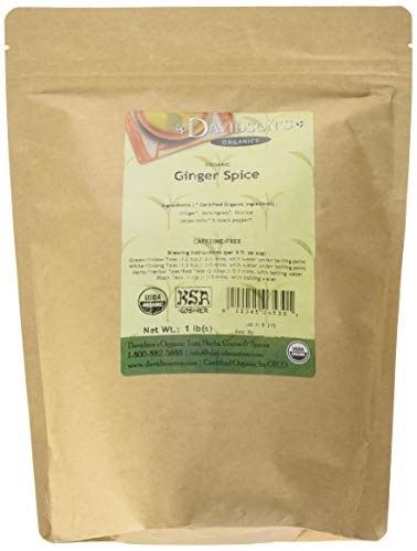 Davidson's Tea Ginger Spice, Bulk Tea, 16 Ounce