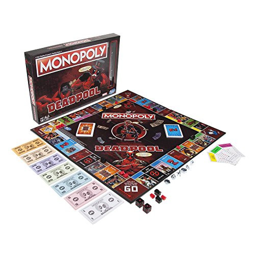 Hasbro Gaming Monopoly Game: Marvel Deadpool Edition Hasbro Gaming Monopoly Game: Marvel Deadpool Edition