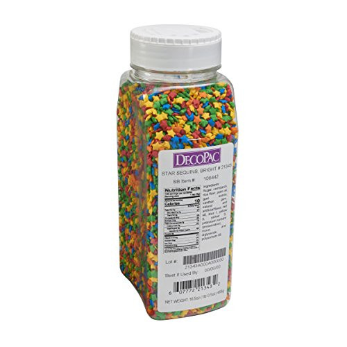 Decopac Star Sequins Bright Confetti Quin #21343