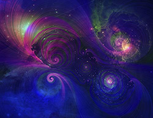 Posterazzi PSTRFF200180S Deep Space Painting Photo Print, 11 x 17, Multi