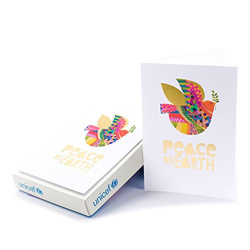 Hallmark UNICEF Boxed Christmas Cards, Peace On Earth Dove (12 Cards and 13 Envelopes) Hallmark UNICEF Boxed Christmas Cards, Peace On Earth Dove (12 Cards and 13 Envelopes)
