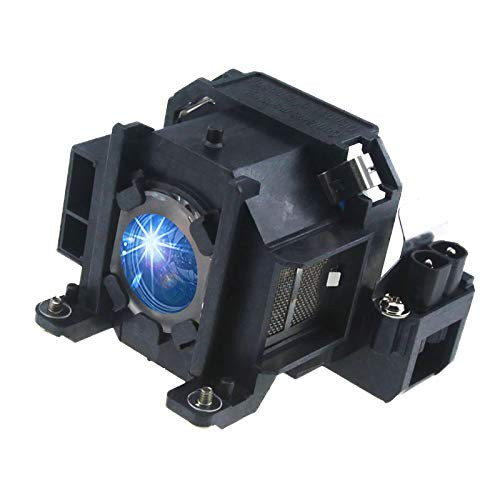 Huaute V13H010L38 / ELPLP38 Replacement Projector Lamp with Housing for Epson EMP-1700 EMP-1705 EMP-1707 EMP-1715 EMP-1717 EX100 PowerLite 1705c PowerLite 1710c PowerLite 1715c Projectors