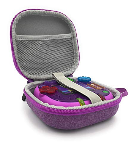 xcivi Hard Carrying EVA Case for Leapfrog Rockit Twist Handheld Learning Game System (Purple)