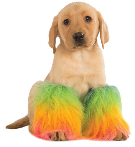 Rubie's Costume 887702-S-M Co Pet Rainbow Fluffiest, Small/Medium