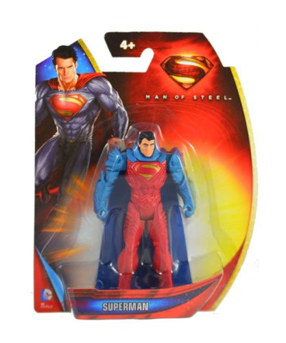 Man of Steel Superman Action Figure [Red & Blue Armor]