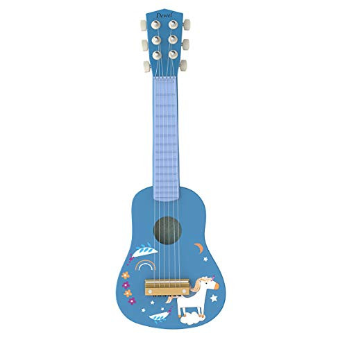 DEWEL Kids Ukulele Toy Guitar for Toddlers, Baby Kids Cute Guitar Rhyme Developmental Musical Instrument Educational Toy DEWEL Kids Ukulele Toy Guitar for Toddlers, Baby Kids Cute Guitar Rhyme Developmental Musical Instrument Educational Toy