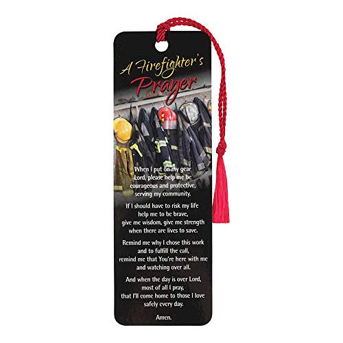 A Firefighter's Prayer Uniform Onyx Cardstock Tassel Bookmark Tags, Pack of 12 A Firefighter's Prayer Uniform Onyx Cardstock Tassel Bookmark Tags, Pack of 12