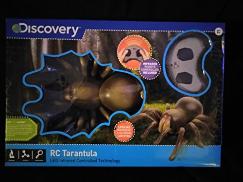 Discovery RC Tarantula Spider With Infrared Remote Controlled Technology Ages 8+ With Lifelike Movement & Glowing LED Eyes New In Unopened Box