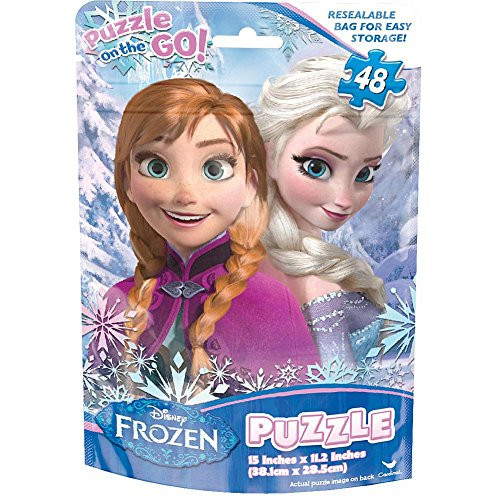 Disney Frozen 48 piece Puzzle features Anna & Elsa Disney Frozen 48 piece Puzzle features Anna & Elsa