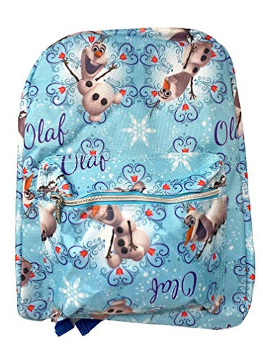 Disney Frozen Olaf Backpack 16" Large Bag- Allover Print