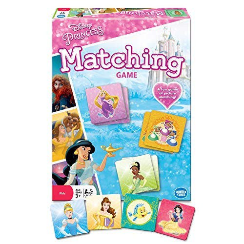 Wonder Forge Disney Princess Matching Game For Girls & Boys Age 3 To 5 - A Fun & Fast Princess Memory Game
