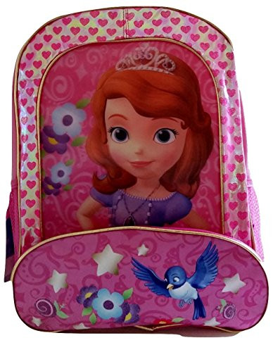 Disney Princess Sofia the First 3D 16" backpack Large Pink