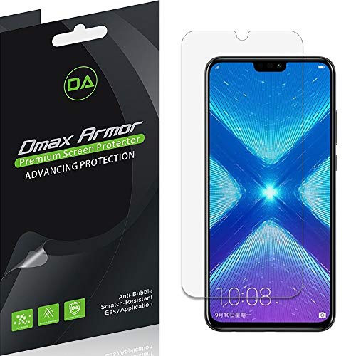 [6-Pack] Dmax Armor for Huawei Honor 20 Lite Screen Protector, Anti-Bubble High Definition Clear Shield