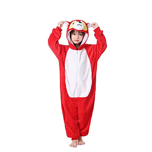 Yutown Red Monkey Costume Kid Animal Onesie Pajamas Halloween Dress Up Gift 140