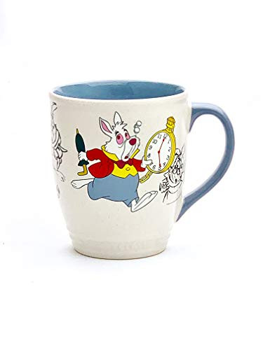 Disney White Rabbit Mug Alice in Wonderland Classic Collection