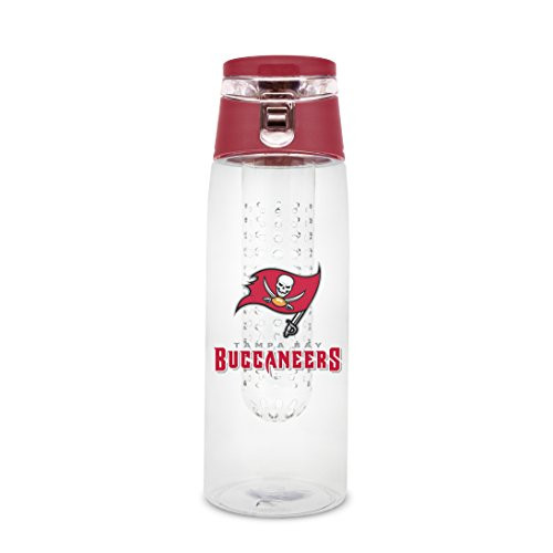 NFL Tampa Bay Buccaneers 20oz Plastic Infuser Sport Bottle