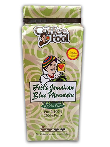 The Coffee Fool Fool's Jamaican Blue Mountain, Coarse Grind, 8 Ounce