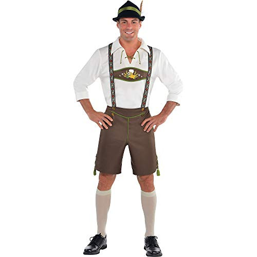 AMSCAN Mr. Oktoberfest Halloween Costume for Men, Medium, with Included Accessories